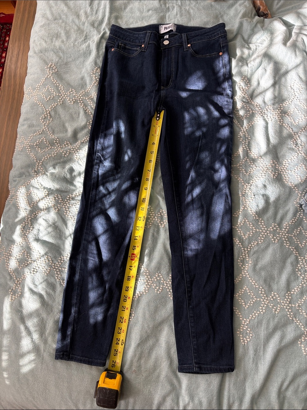 PAIGE Hoxton Ankle straight leg jeans - Picture 4 of 7